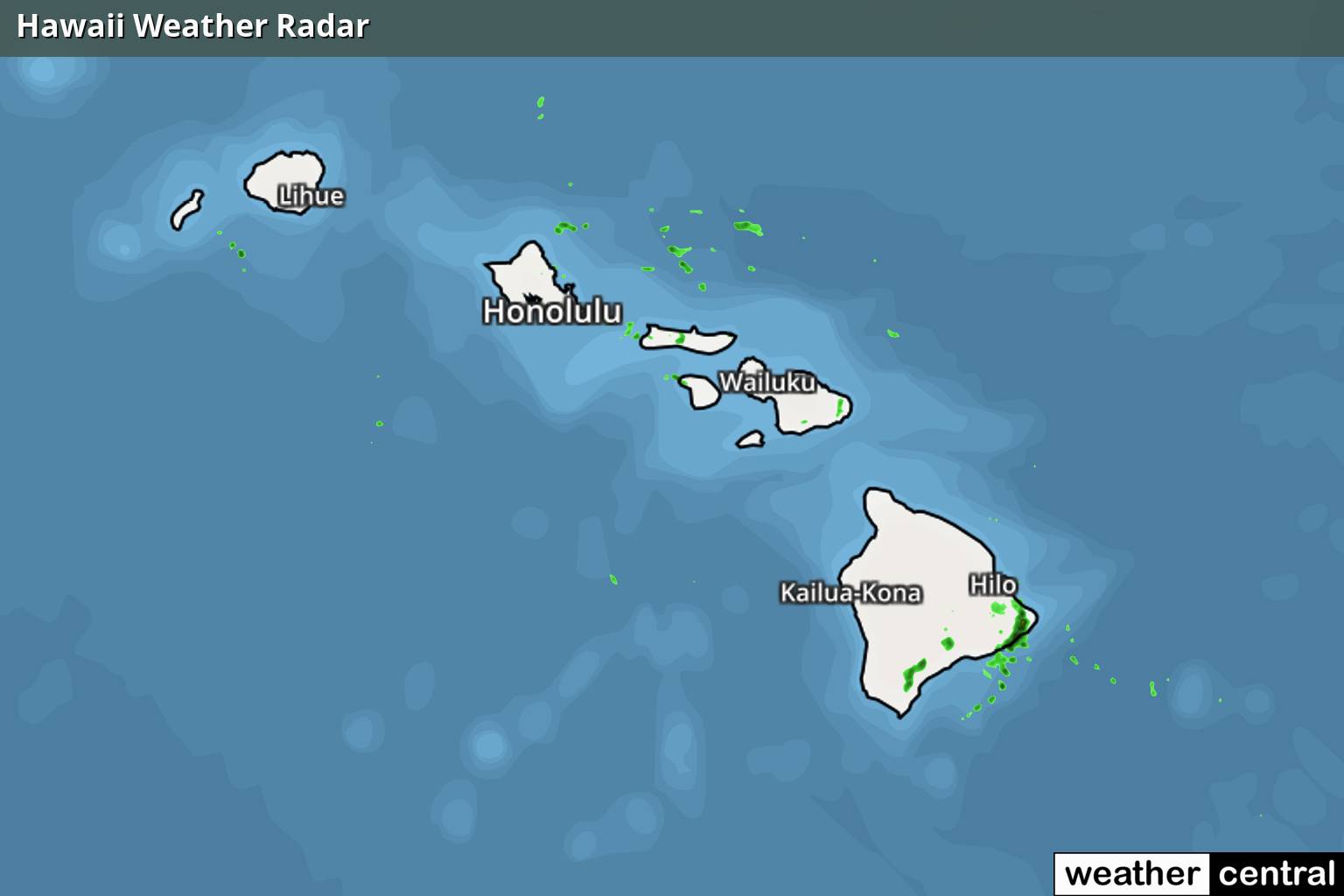 Hawaii Radar Loop Real Time Weather Updates