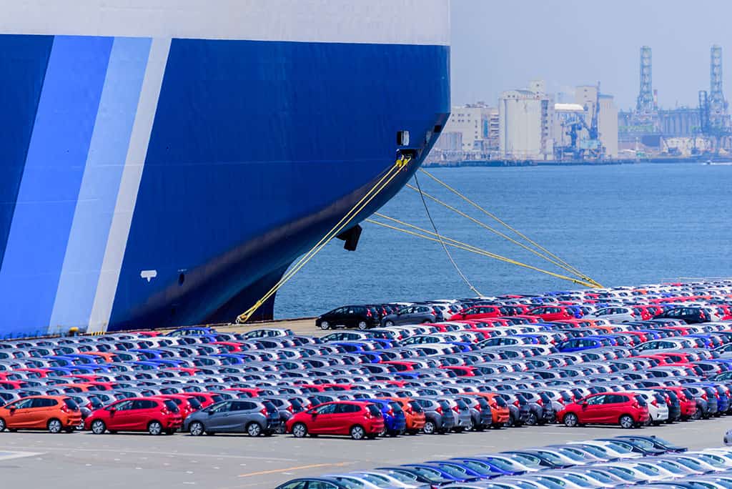 Car being shipped to Hawaii