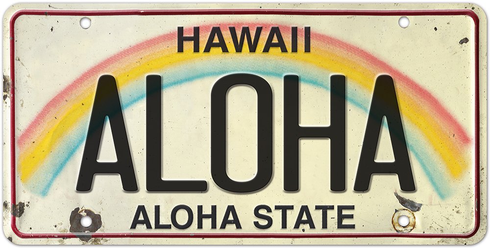 What is a Hawaii License Plate?