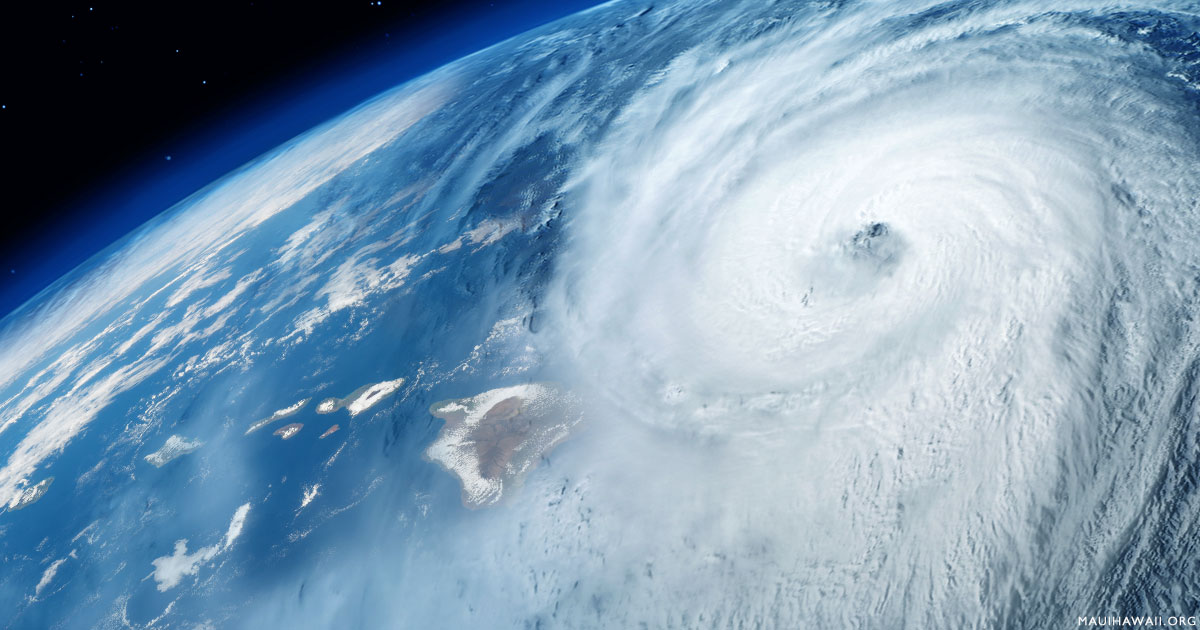 A beautiful view of Hawaii during hurricane season